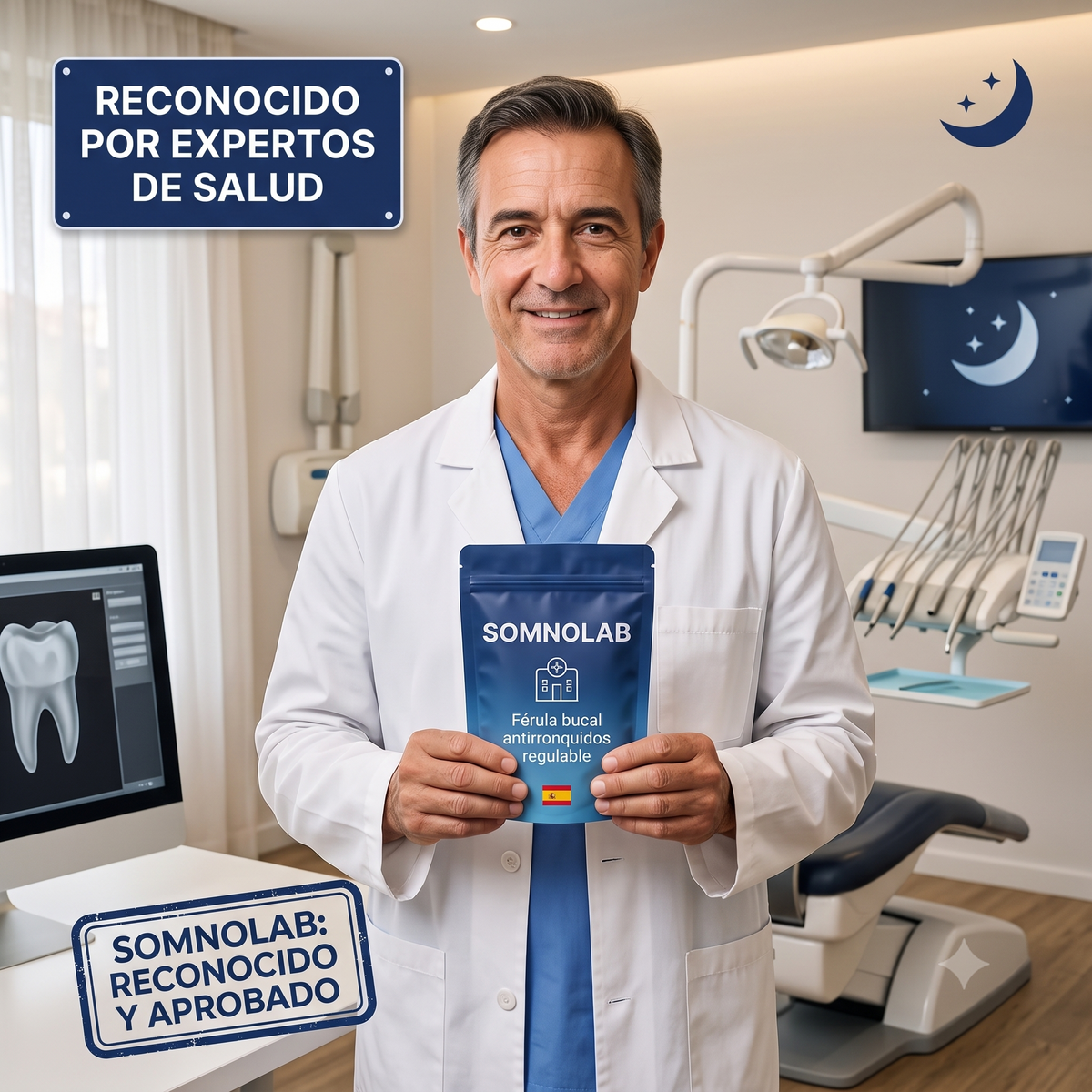 bucal 2  – Di adiós a los ronquidos desde la primera noche con nuestra férula + DOBLE REGALO HOY (Pack Tiras Nasales + Parches Melatonina)