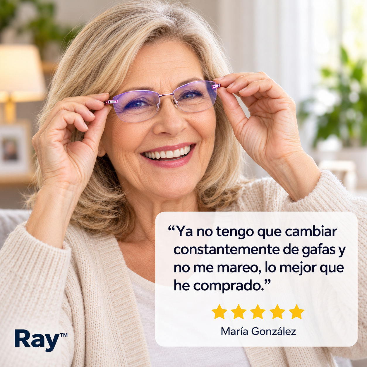 1+1 GRATIS + REGALO l Las Únicas Gafas Autograduables Inteligentes ClaryLens™ (Visión clara de cerca, intermedia y lejos en una sola gafa) l Protección Luz Azul y Rayos UV + Funda de cuero GRATIS l 30 días de prueba garantizada